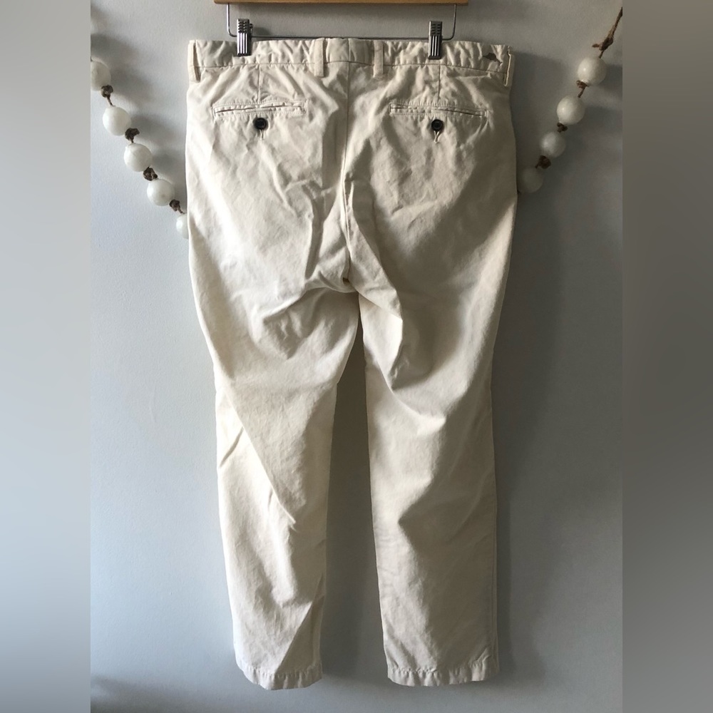 Tommy Bahama 36X30 Cream Chino Pants Men's  5 Pocket Pant - Pima Cotton Blend - Picture 4 of 9